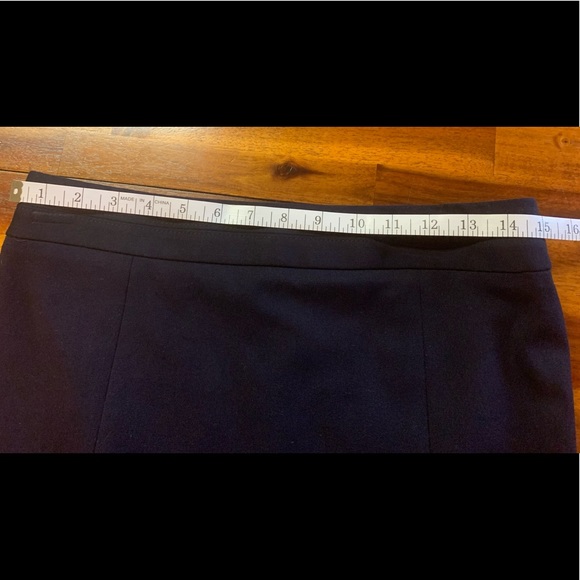 Express Navy Pencil Skirt - Picture 2 of 7